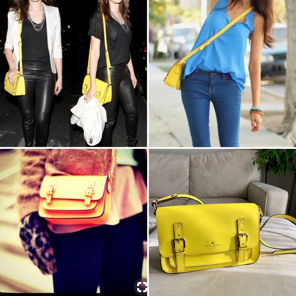 Kate Spade Crossbody Bag Essex Scout lemon yellow